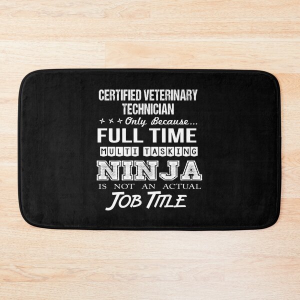 Item preview, Certified Veterinary Technician T Shirt - Multitasking Ninja Job Gift Item Tee designed and sold by ccolaberni.