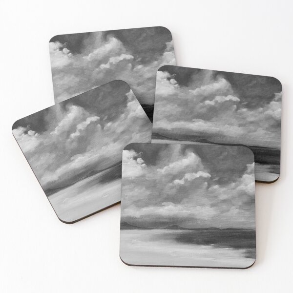 Item preview, Coastal Sky black & white designed and sold by kimsavantart.