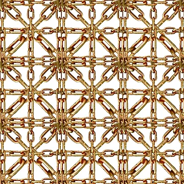 Artwork thumbnail, Chain Pattern Collage by DFLC Prints