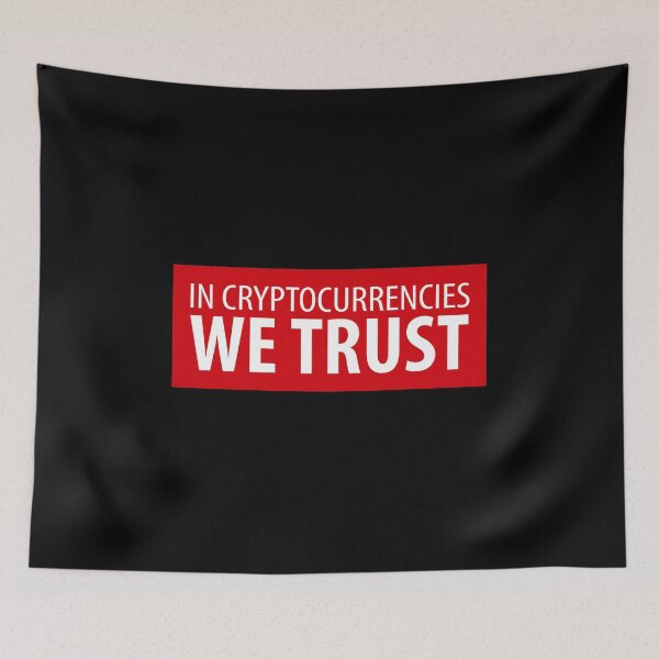 Item preview, Copy of In Cryptocurrencies We Trust designed and sold by Tobias Langner.