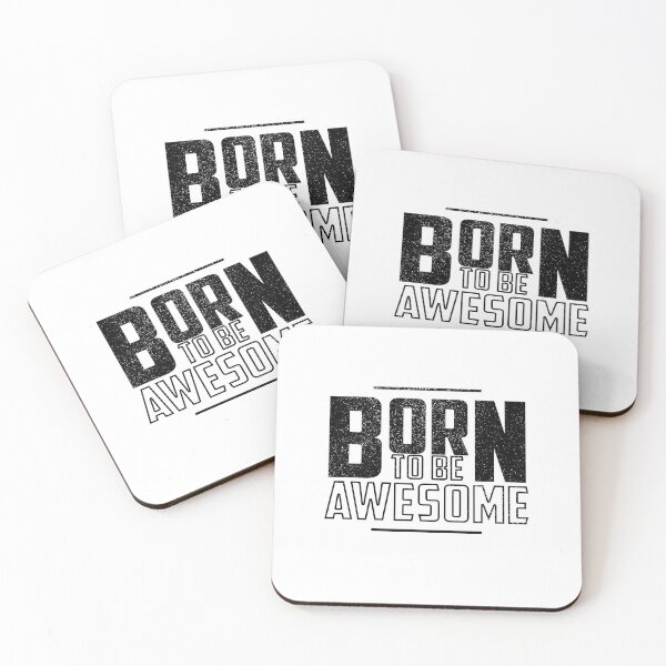 Item preview, Born to be awesome. Cool typography design  designed and sold by Slavic1991.