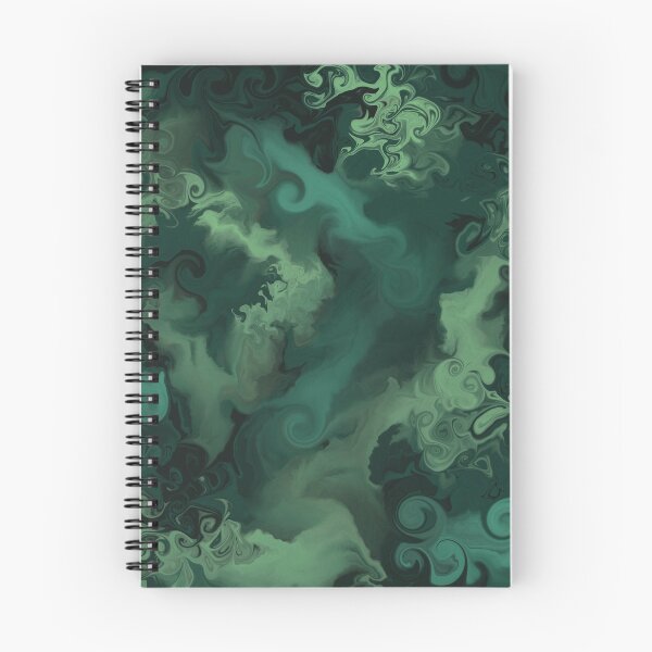 Item preview, Green fluid art. designed and sold by Jaded Willow.
