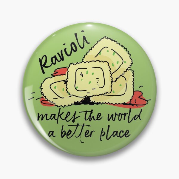 Item preview, Ravioli Makes The World a Better Place Pasta Italian designed and sold by creative321.
