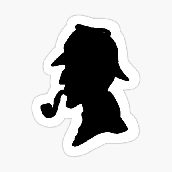 Item preview, Sherlock Holmes inspired silhouette  designed and sold by BlueBoarCrafts.