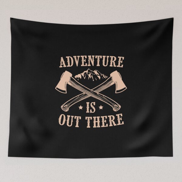 Item preview, adventure is out there , camping shirt- Funny camping designed and sold by zahra369der.
