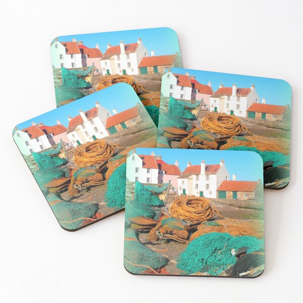 Aperçu de l'œuvre Filets de pêche au port de Pittenweem créée et vendue par angel1.