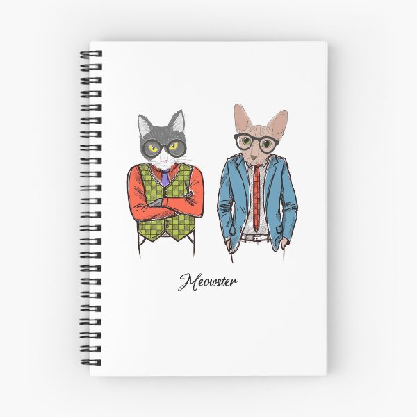 Item preview, Meowster cats hipster designed and sold by youneik.