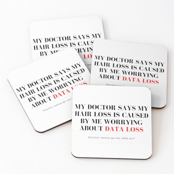 Item preview, Statistics humor about data loss that data analysts and quantitative analysts can relate to designed and sold by ECONTSHIRTS.