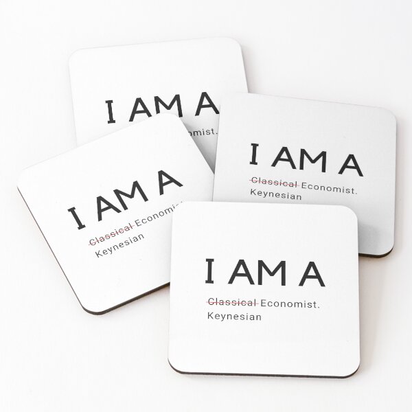 Item preview, Keynesian economics versus classical economics, Keynes and Mildred macroeconomics battle, economic theory and economic model joke designed and sold by ECONTSHIRTS.