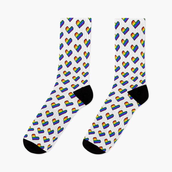 Item preview, LGBT Pixel Love Heart designed and sold by akaiawa.