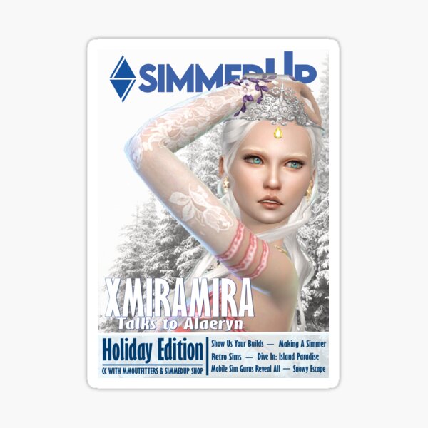 SimmedUp Magazine Issue 4 Sticker