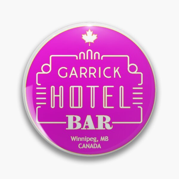 Item preview, Garrick Hotel Apparel - Round Pink & White  designed and sold by garrickhotel.