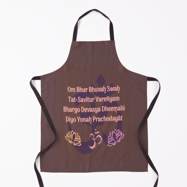 Item preview, Gayatri Mantra, Om symbol, Lotusflowers illustraion v2 designed and sold by Spiritualish.