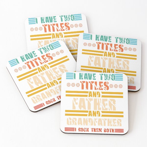 Item preview, I Have Two Titles Father and Grandfather and I Rock Them Both Vintage Gift - God Gifted Me Two Titles Dad and Grandpa Fathers Day designed and sold by YOUR SHOP.