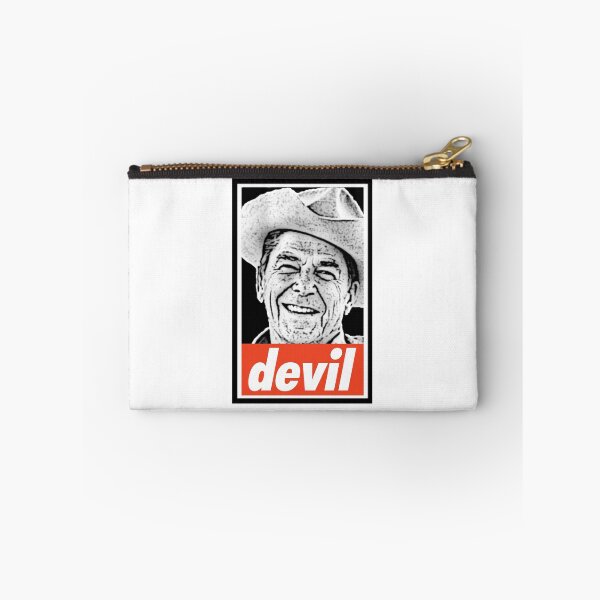 Item preview, Ronald Regan is the Devil - OBEY style designed and sold by KBwiththeTees.