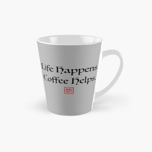 Item preview, Life Happens. Coffee Helps. designed and sold by KohiClub.