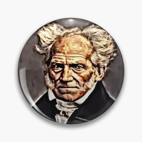 Item preview, Arthur Schopenhauer portrait in color designed and sold by Zanimations.
