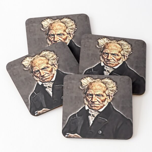 Item preview, Arthur Schopenhauer portrait in color designed and sold by Zanimations.