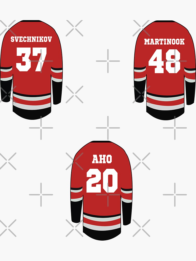 "Carolina Hurricanes Roster" Sticker by illustronout Redbubble