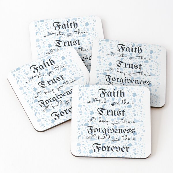 Item preview, Faith, Trust Forgiveness FOREVER designed and sold by Encrypted Colors .