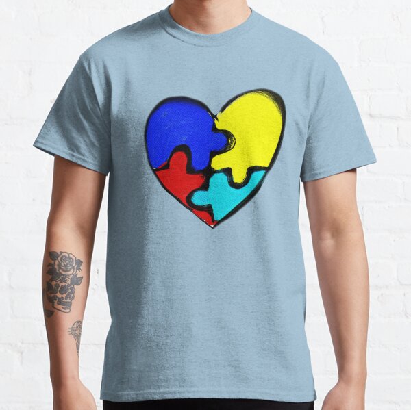 Autism Awareness Heart Classic T-Shirt