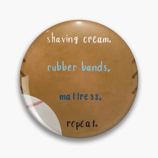 Item preview, Shaving cream. Rubber bands. Mattress. Repeat designed and sold by Fish Fingers  & Custard.