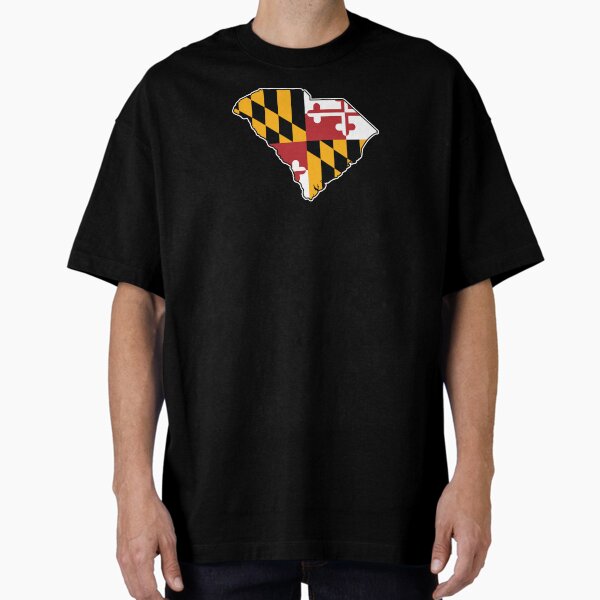 Item preview, Maryland Flag South Carolina Map designed and sold by MarylandStyle.
