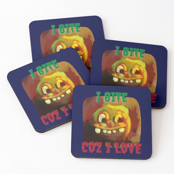Item preview, I bite coz I love grinning monster designed and sold by wavethreat.