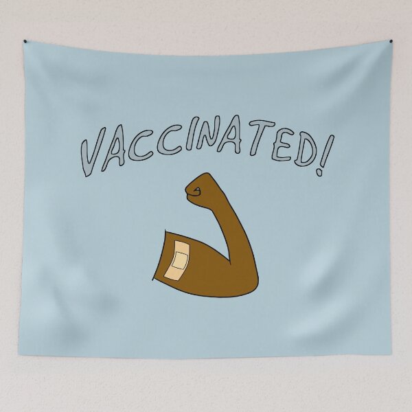 Item preview, Vaccinated! designed and sold by shackledlettuce.