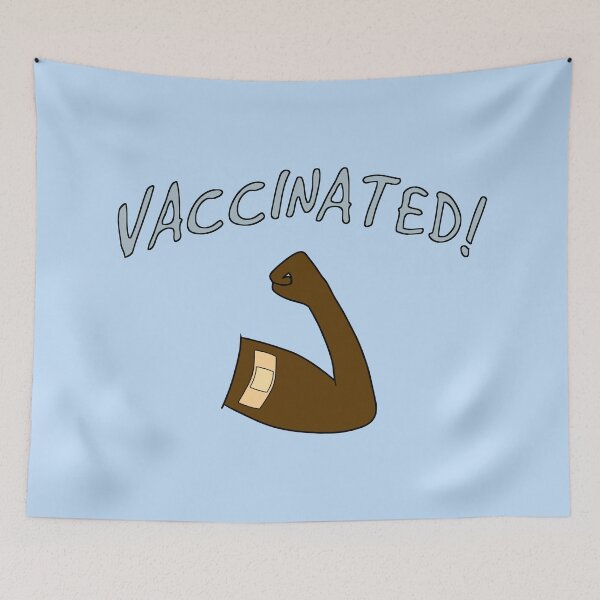 Item preview, Vaccinated! designed and sold by shackledlettuce.