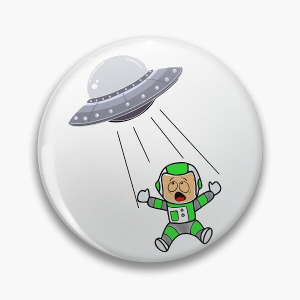 Item preview, Space alien ship with Austronaut designed and sold by SPearShop.