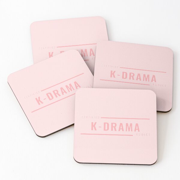 Item preview, Copy of K-drama addicted certified - light pink background and pink. designed and sold by LittleKspot.