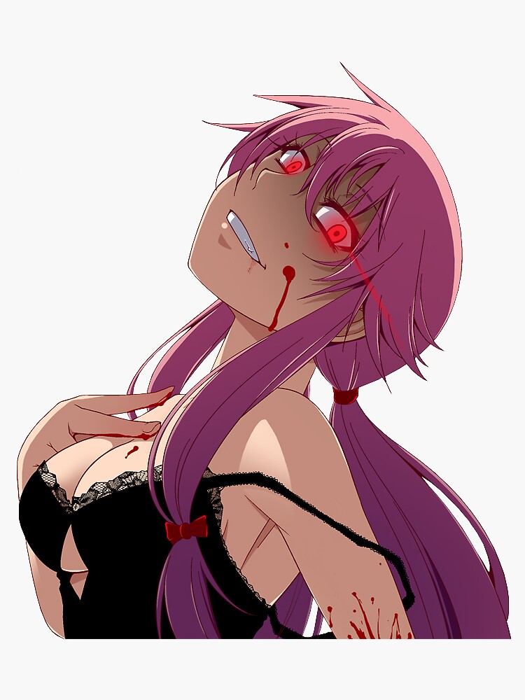 Mirai Nikki - Yuno Gasai - Mirai Nikki - Sticker