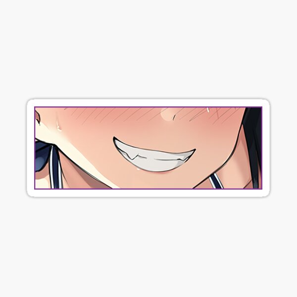 Anime Mouth Stickers for Sale | Redbubble