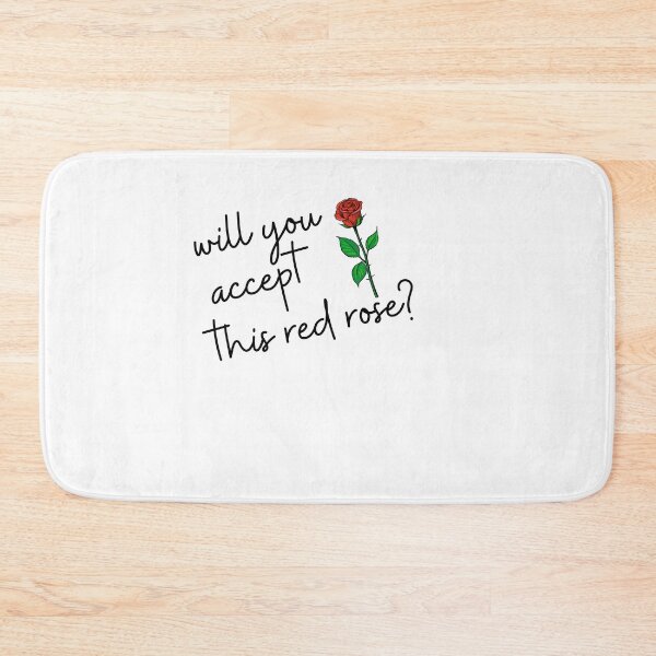 Item preview, "will you accept this red rose" designed and sold by oldschoolway.