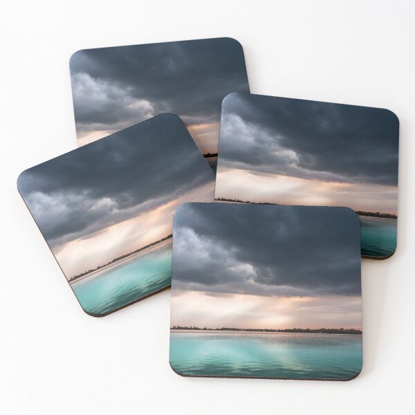 Item preview, Turquoise lake under the cloudy sky designed and sold by Dejan Travica.