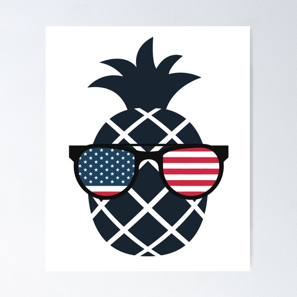 Item preview, Pineapple Sunglasses 4th of July designed and sold by widianeworld.