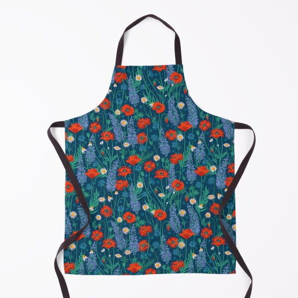Item preview, Texture pattern with wildflowers: poppies, cornflowers, chamomiles, cypress designed and sold by Galo4ka555.