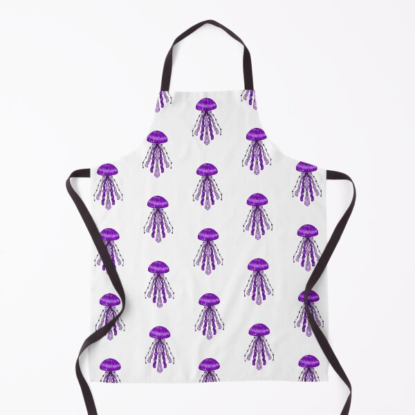 Item preview, Purple jellyfish illustration designed and sold by BlueBoarCrafts.