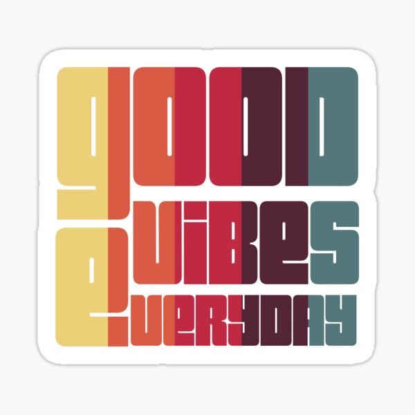 Item preview, good vibes everyday - wow man designed and sold by GuwdTCo.