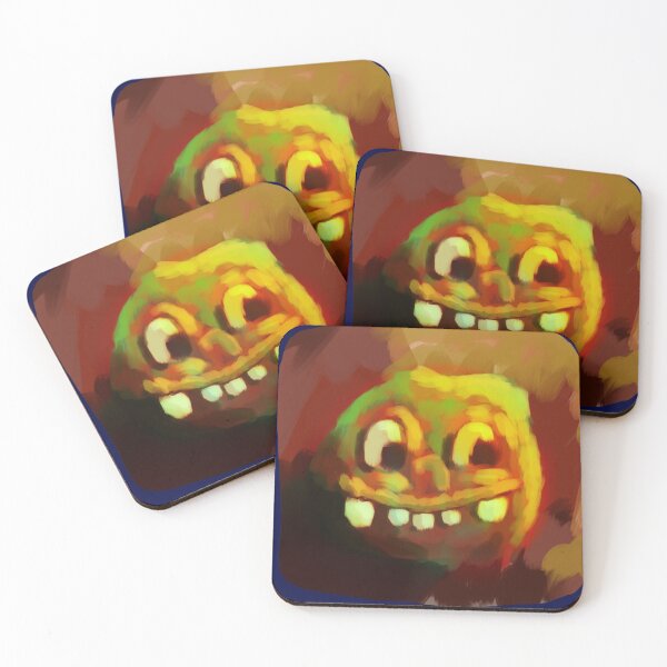 Item preview, Green grinning monster designed and sold by wavethreat.