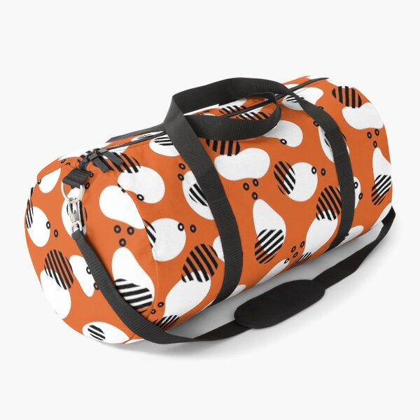 Item preview, Orange abstract shape pattern designed and sold by Nikamii.