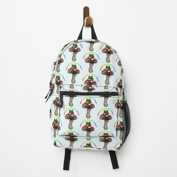 Item preview, Obligatory queer frog on mushroom designed and sold by Miamann.