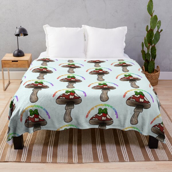 Item preview, Obligatory queer frog on mushroom designed and sold by Miamann.