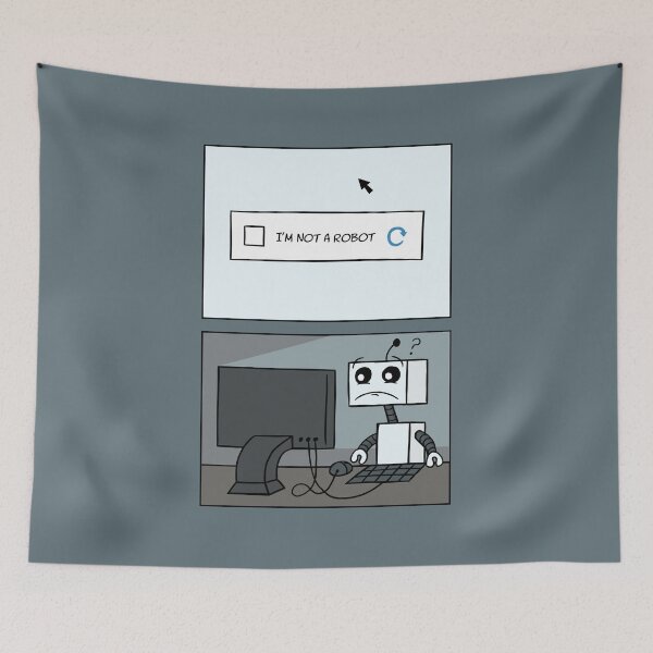 Item preview, I'm Not a Robot designed and sold by captainscifiart.