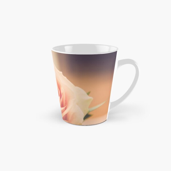 Peach Rose Tall Mug