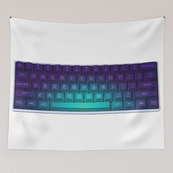 Item preview, Mechanical Keyboard - 60 Breeze designed and sold by froggo tees.