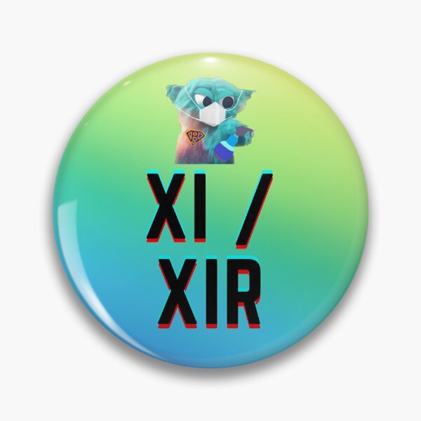 Item preview, Super COVID-19 Beebo Xi/Xir Pronoun designed and sold by Vancouver-Girl.