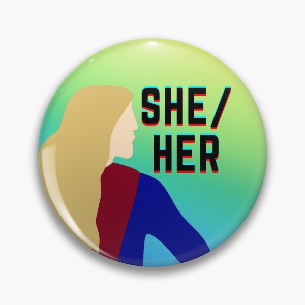 Item preview, Super Silhouette She/Her Pronoun designed and sold by Vancouver-Girl.