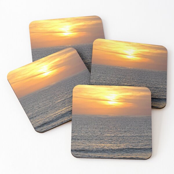 Item preview, Golden Sunset Clouds Over Sea Seascape designed and sold by worldways.